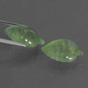 Gemme di Prehnite Verde naturale da  ct, Forma fantasia, Traslucido