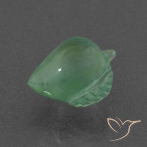 Prehnite Verde freddo naturale da 6.76 ct, Taglio a fantasia, Traslucido