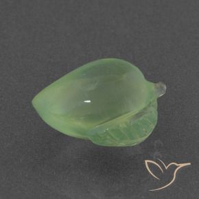 Prehnite Verde medio naturale da 7.00 ct, Taglio a fantasia, Traslucido