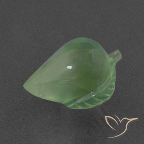Prehnite Verde giallastro naturale da 8.08 ct, Taglio a fantasia, Traslucido