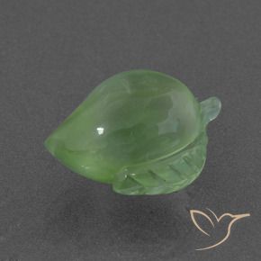 Prehnite Pera Verde naturale da 8.31 ct, Taglio a fantasia, Traslucido
