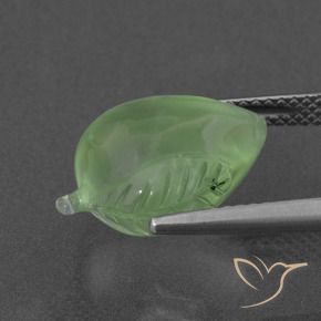 Prehnite Verde medio naturale da 8.26 ct, Taglio a fantasia, Traslucido