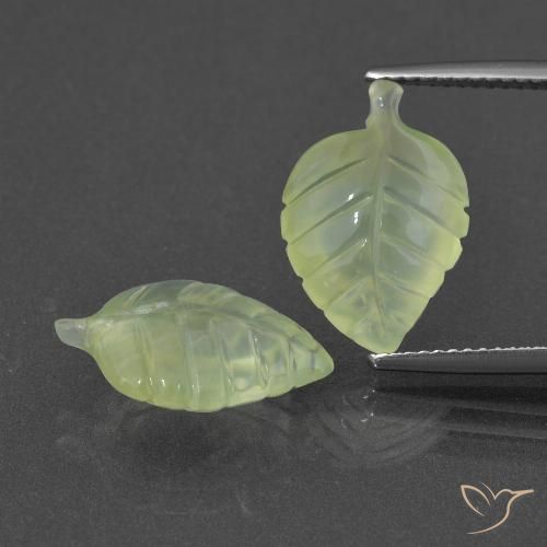 10.57ctw Naturale Verde lime Prehnite, Taglio a fantasia, Traslucido