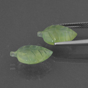 Gemme di Prehnite Verde naturale da  ct, Forma fantasia, Traslucido