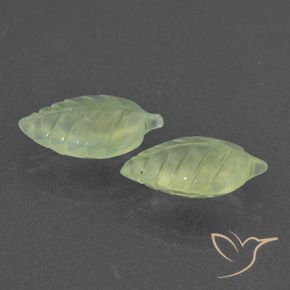 Gemme di Prehnite Verde lime naturale da 9.60 ct, Taglio a fantasia, Traslucido