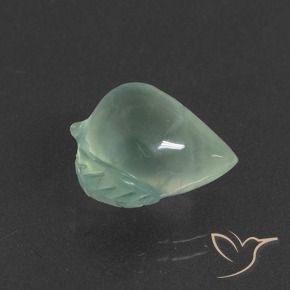 Prehnite Verde chiaro naturale da 7.30 ct, Taglio a fantasia, Traslucido