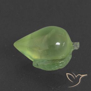 Prehnite Verde medio naturale da 10.14 ct, Taglio a fantasia, Traslucido