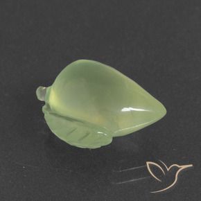 Prehnite Verde lime naturale da 7.50 ct, Taglio a fantasia, Traslucido