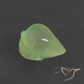 Prehnite Verde lime naturale da 9.14 ct, Taglio a fantasia, Traslucido