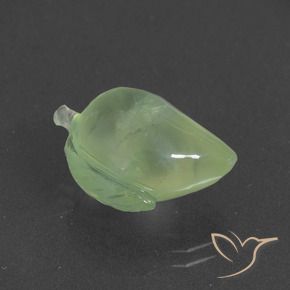 Prehnite Giallo verde naturale da 11.82 ct, Taglio a fantasia, Traslucido