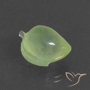 Prehnite Verde lime chiaro naturale da 12.14 ct, Taglio a fantasia, Traslucido