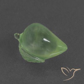 Prehnite Verde medio naturale da 8.27 ct, Taglio a fantasia, Traslucido