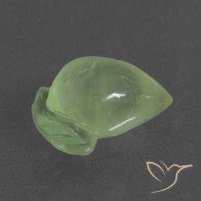 Prehnite Verde medio naturale da 10.20 ct, Taglio a fantasia, Traslucido