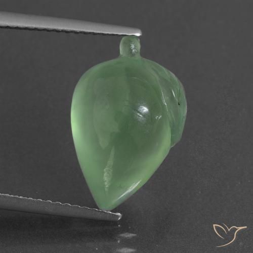 8.48ct Naturale Verde caldo Prehnite, Taglio a fantasia, Traslucido