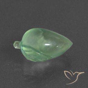 Prehnite Verde caldo naturale da 8.48 ct, Taglio a fantasia, Traslucido