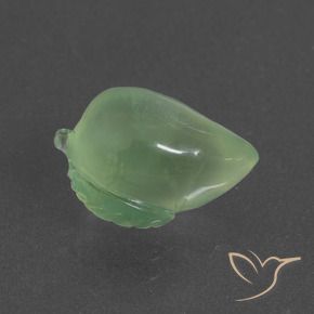 Prehnite Verde medio naturale da 8.31 ct, Taglio a fantasia, Traslucido