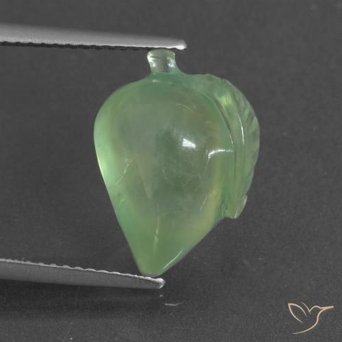 8.30ct Naturale Verde medio Prehnite, Taglio a fantasia, Traslucido