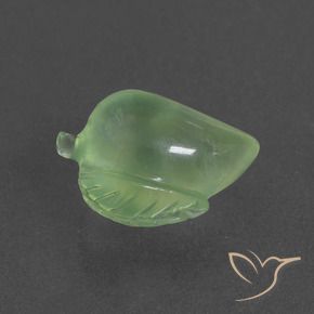 Prehnite Verde medio naturale da 8.30 ct, Taglio a fantasia, Traslucido