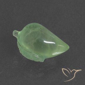 Prehnite Pera Verde naturale da 8.55 ct, Taglio a fantasia, Traslucido