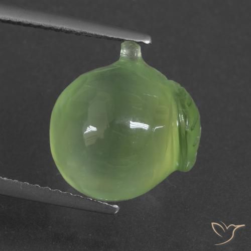 9.55ct Naturale Verde lime Prehnite, Taglio a fantasia, Traslucido