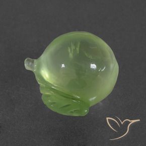 Prehnite Verde lime naturale da 9.55 ct, Taglio a fantasia, Traslucido