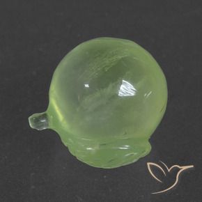 Prehnite Verde lime naturale da 12.12 ct, Taglio a fantasia, Traslucido