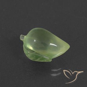Prehnite Verde medio naturale da 8.59 ct, Taglio a fantasia, Traslucido
