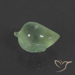 Prehnite Pera Verde naturale da 9.17 ct, Taglio a fantasia, Traslucido