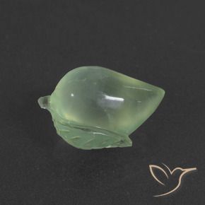 Prehnite Giallo chiaro Verde naturale da 8.66 ct, Taglio a fantasia, Traslucido