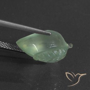Prehnite Giallo chiaro Verde naturale da 8.66 ct, Taglio a fantasia, Traslucido