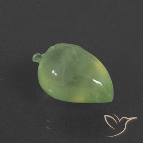 Prehnite Verde medio naturale da 16.61 ct, Taglio a fantasia, Traslucido