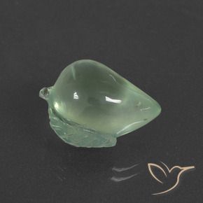 Prehnite Verde chiaro naturale da 11.81 ct, Taglio a fantasia, Traslucido