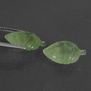 Gemme di Prehnite Verde naturale da  ct, Forma fantasia, Traslucido