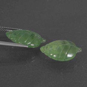 Gemme di Prehnite Verde naturale da  ct, Forma fantasia, Traslucido