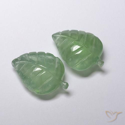 13.04ctw Naturale Verde chiaro Prehnite, Taglio a fantasia, Traslucido