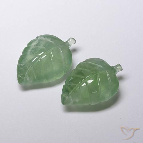 Gemme di Prehnite Verde chiaro naturale da 13.04 ct, Taglio a fantasia, Traslucido