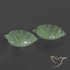 Gemme di Prehnite Verde caldo naturale da 13.08 ct, Taglio a fantasia, Traslucido