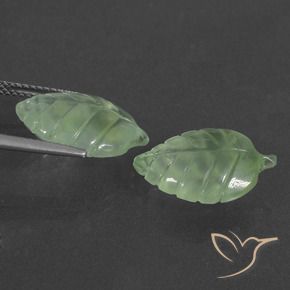 Gemme di Prehnite Verde caldo naturale da 13.08 ct, Taglio a fantasia, Traslucido