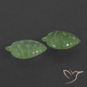 Gemme di Prehnite Pera Verde naturale da 9.72 ct, Taglio a fantasia, Traslucido