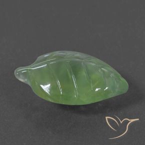 Prehnite Pera Verde naturale da 6.66 ct, Taglio a fantasia, Traslucido