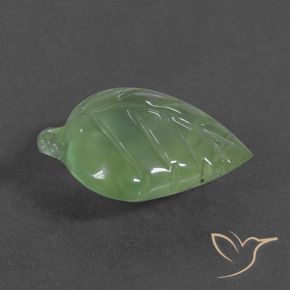 Prehnite Pera Verde naturale da 6.27 ct, Taglio a fantasia, Traslucido