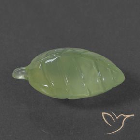 Prehnite Giallo verde naturale da 7.71 ct, Taglio a fantasia, Traslucido