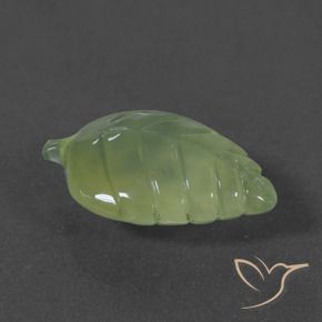Prehnite Giallo verde naturale da 5.97 ct, Taglio a fantasia, Traslucido