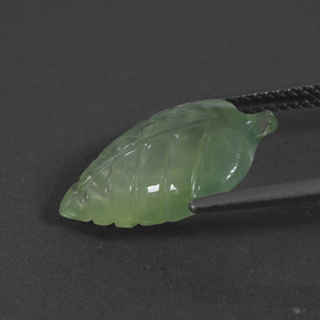 Prehnite Verde naturale da 5.62 ct, Forma fantasia, Traslucido