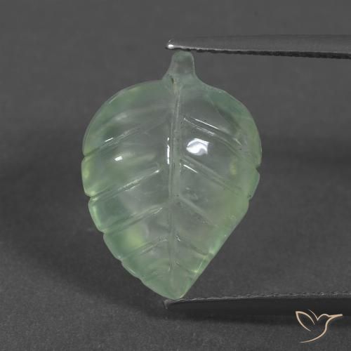 Prehnite Giallo chiaro Verde naturale da 6.02 ct, Taglio a fantasia, Traslucido