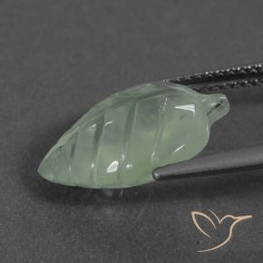 Prehnite Giallo chiaro Verde naturale da 6.02 ct, Taglio a fantasia, Traslucido