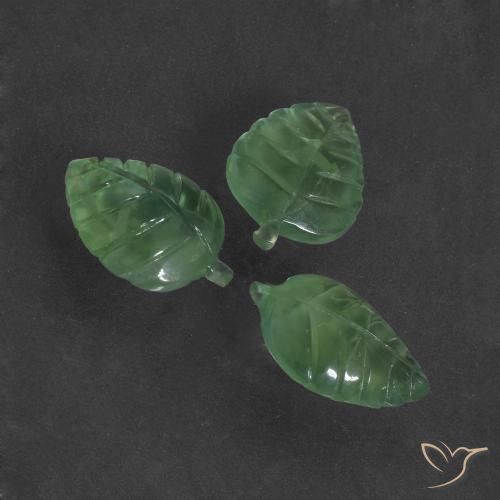 21.38ctw Naturale Verde chiaro Prehnite, Taglio a fantasia, Traslucido
