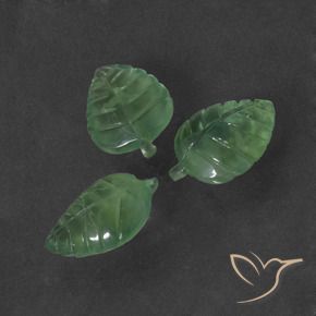 Gemme di Prehnite Verde chiaro naturale da 21.38 ct, Taglio a fantasia, Traslucido