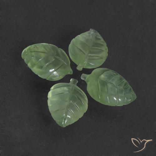 29.56ctw Naturale Verde lime Prehnite, Taglio a fantasia, Traslucido