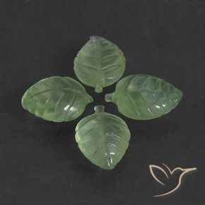 Gemme di Prehnite Verde lime naturale da 29.56 ct, Taglio a fantasia, Traslucido